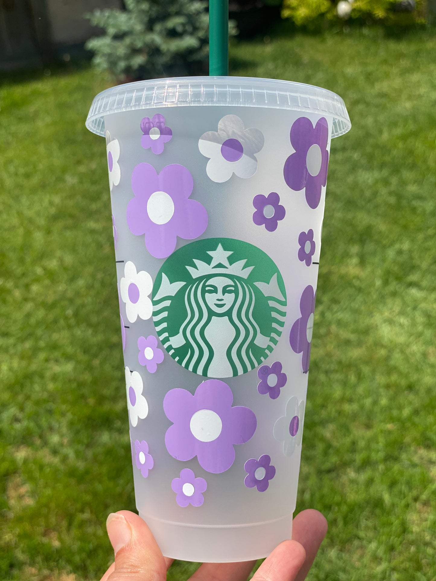 Retro Flowers Cold Cup